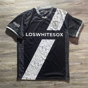 Kick 10 Chicago White Sox Soccer SGA Jersey sz M MEDIUM Black MLB Baseball